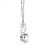 White Gold Solitaire Pendant Necklaces