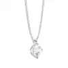 White Gold Solitaire Pendant Necklaces