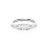 White Gold Three Stone Diamond Rings