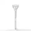 White Gold Three Stone Diamond Rings