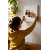 Yarış Arabası Boyama Tuvali – Şövalesiz Boya Seti 20x20