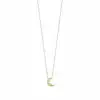 Yellow Crescent Necklace