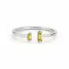 Yellow Duo Open Ring