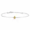 Yellow Elegant Drop Bracelet