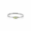 Yellow Enamel Eye Ring