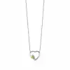 Yellow Eternal Heart Necklace