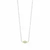 Yellow Eye Diamond Necklace