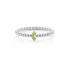 Yellow Gleam Baguette Ring