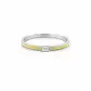 Yellow Glow Baguette Ring