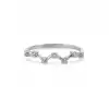 Zigzag Diamond Modern Ring