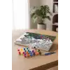Zürafa Desenli Mandala Tuval Boyama Seti 40x50 cm