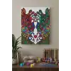 Zürafa Desenli Mandala Tuval Boyama Seti 40x50 cm