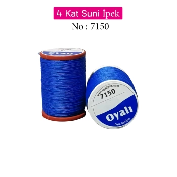 Oyalı 4 Kat Suni İpek İplik İğne Oyası Boncuk İpi Tığ Oyası No:7150