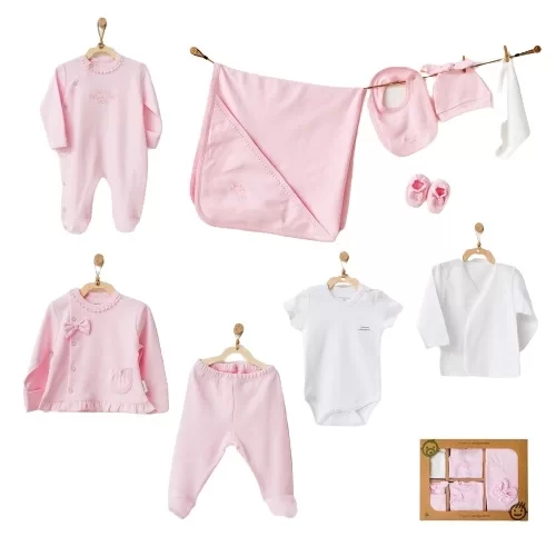 Natural Wawa Organic 10 Piece Hospital Outlet Pink