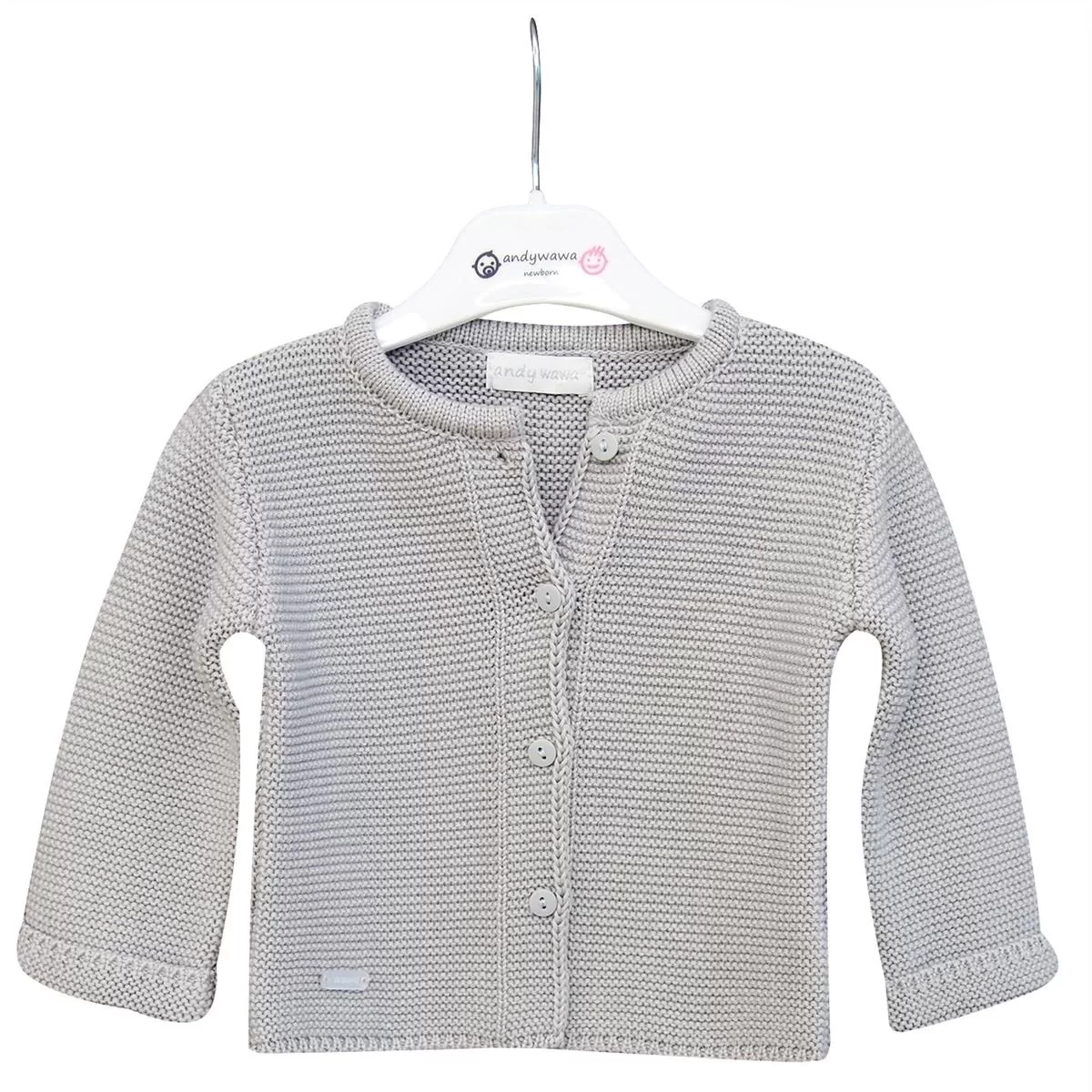 Basic Baby Jacket Grey Melange