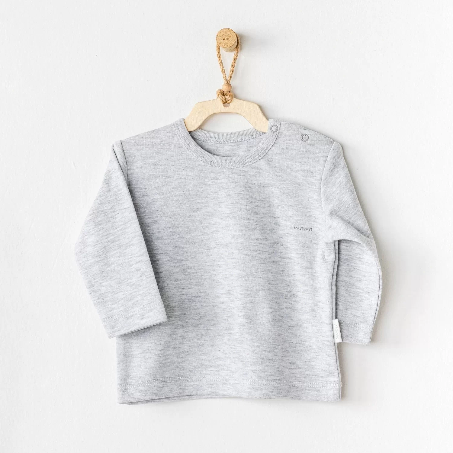 Andywawa Ac24437 Baby Basic Crochet Grey Melange