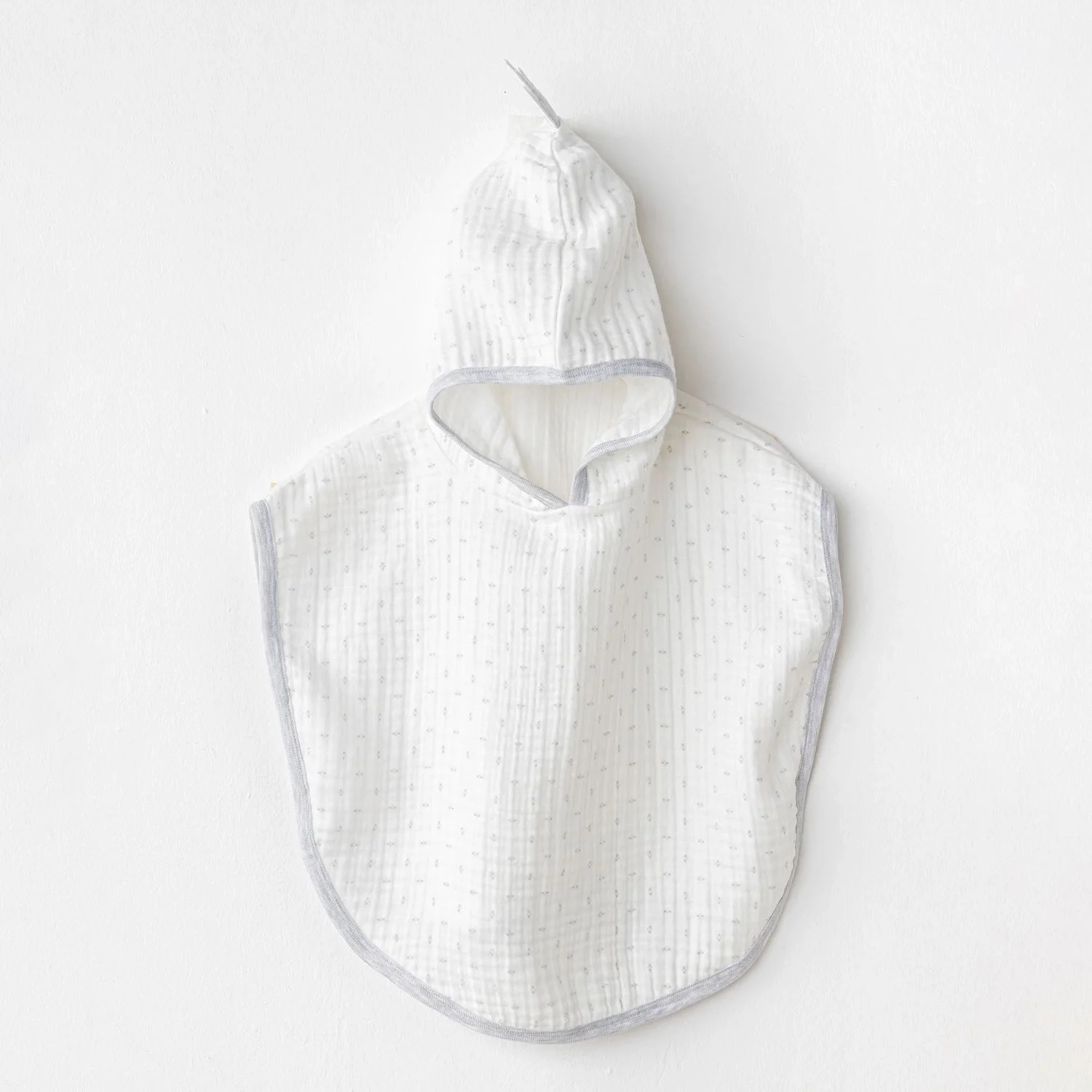 Andywawa Ac24726 Muslin Wawa Boys Baby Pancho White