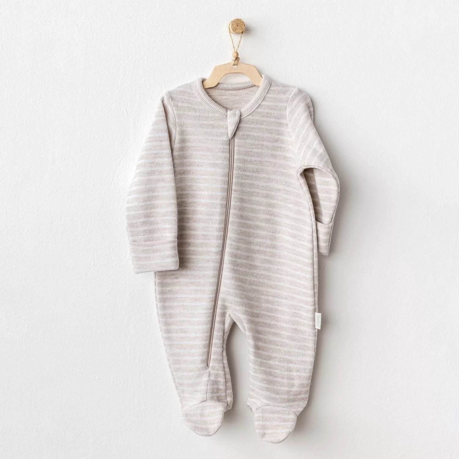 Soft Baby Coverall Beige