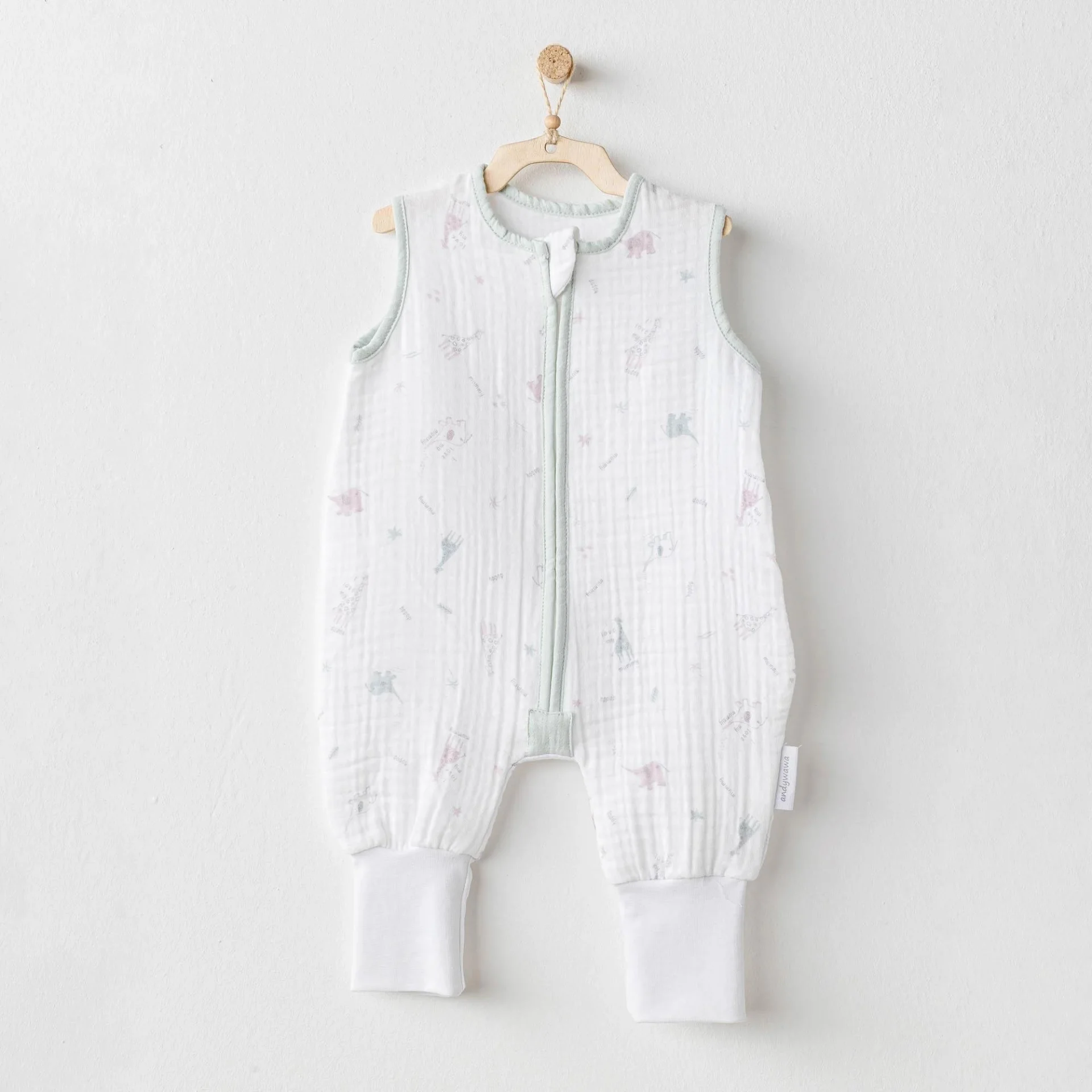 Andywawa Ac25520 Love Family Muslin Tulum Ekru