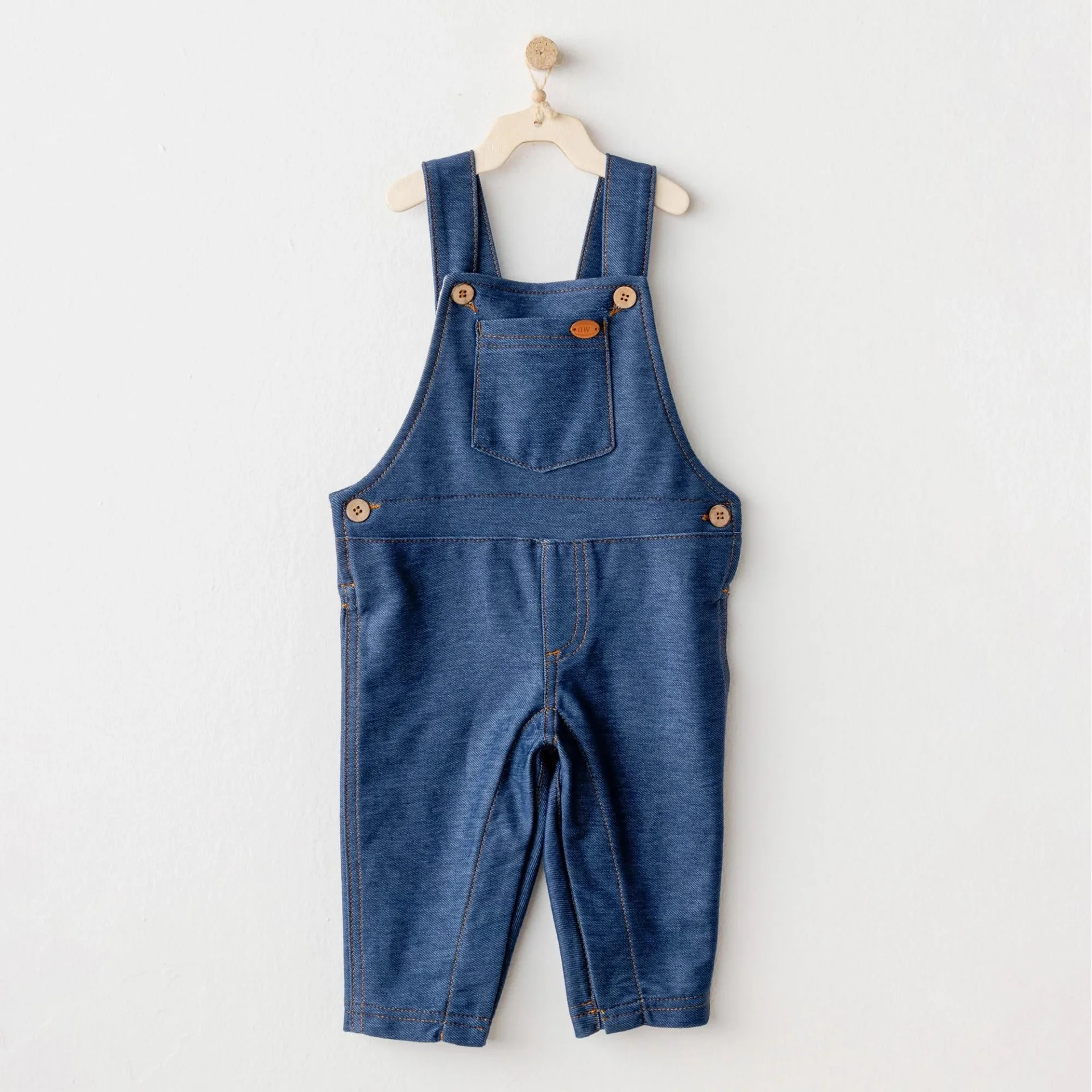 Andywawa Ac25934 Casual Baby Salopet Indigo