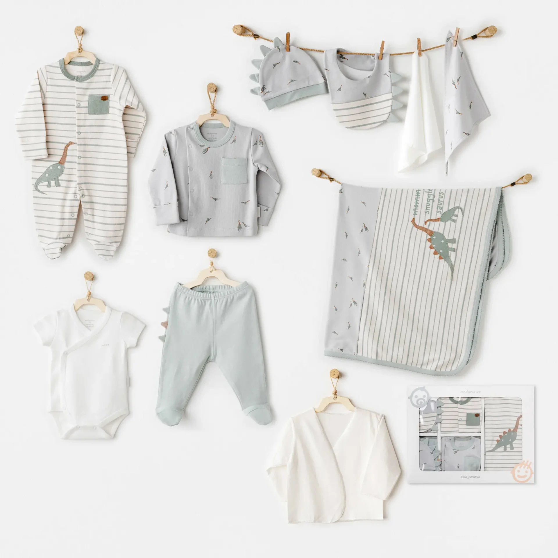 Mummy S Snuggle Saurus 10'Lu Hastane Çıkışı Green