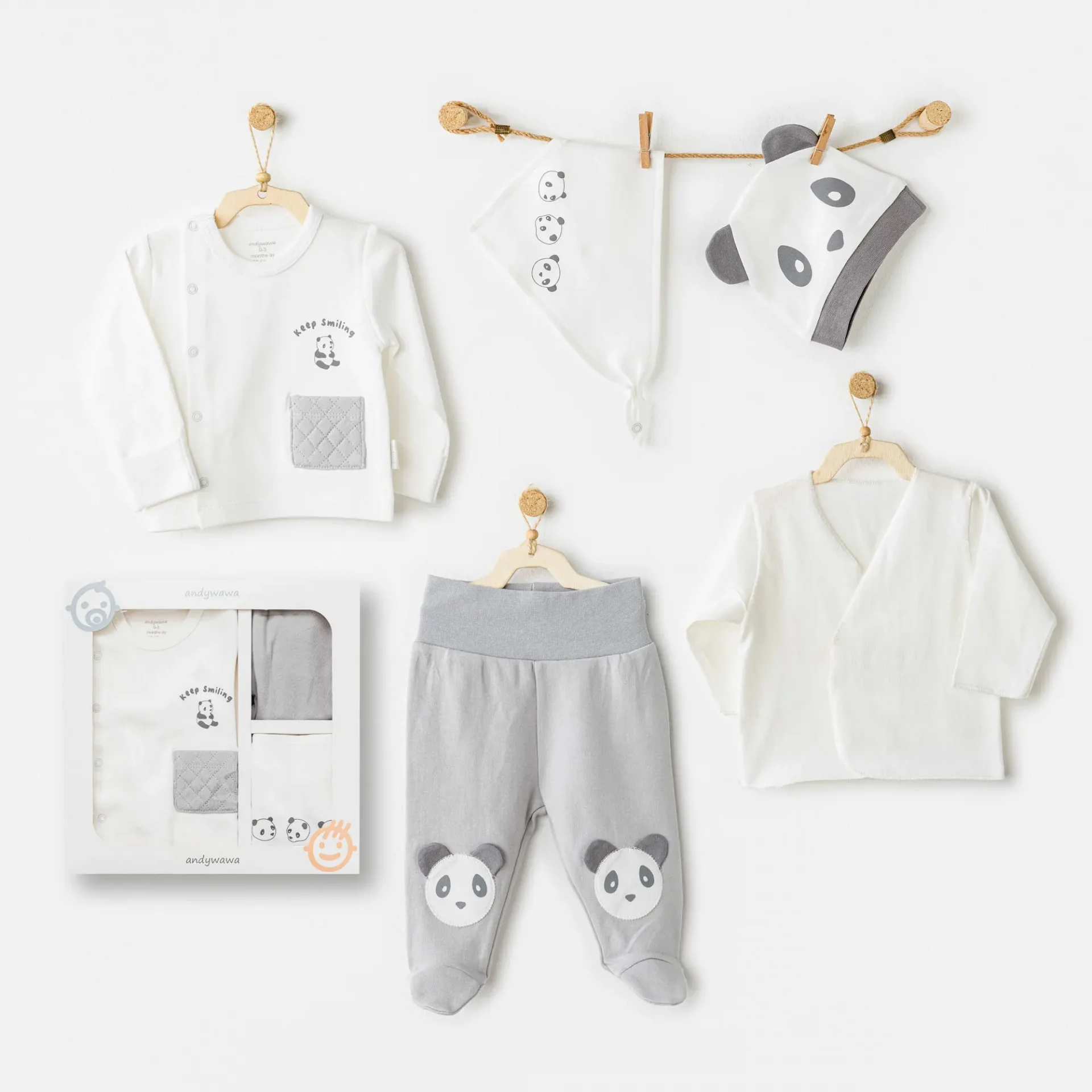 Keep Smiling 5'Li Hastane Çıkışı Grey