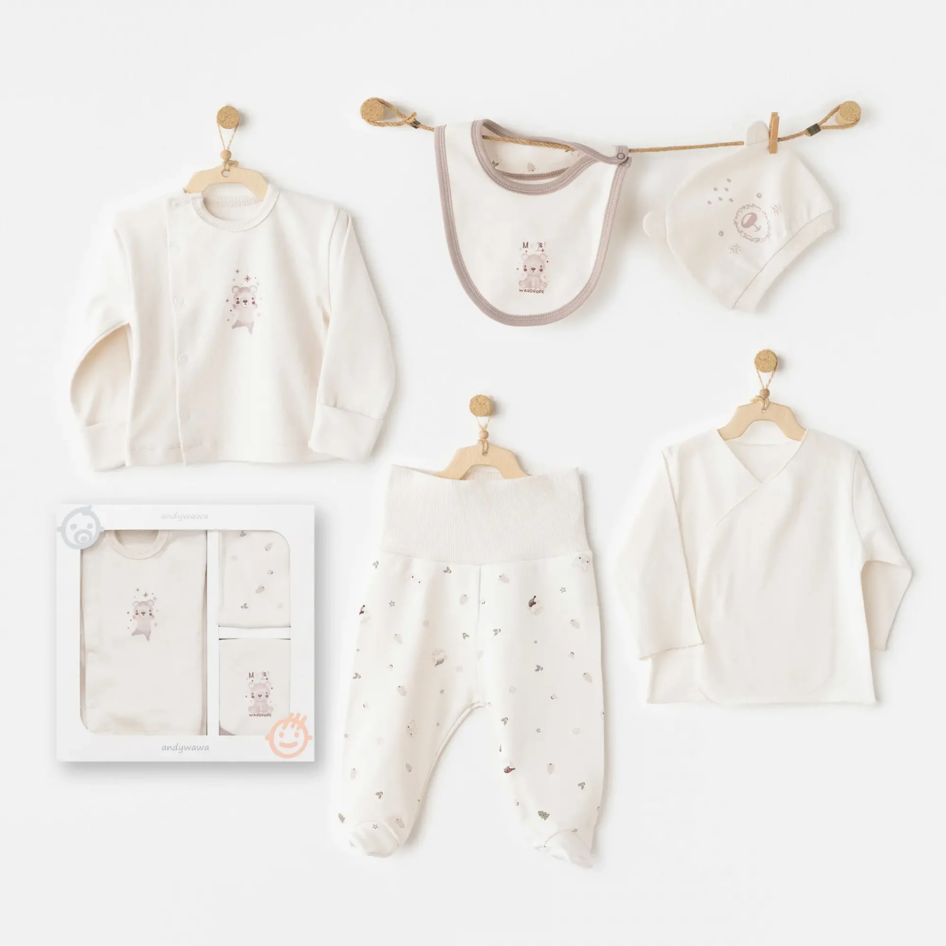 My 1 St Wardrobe 5'Li Hastane Çıkışı Ekru