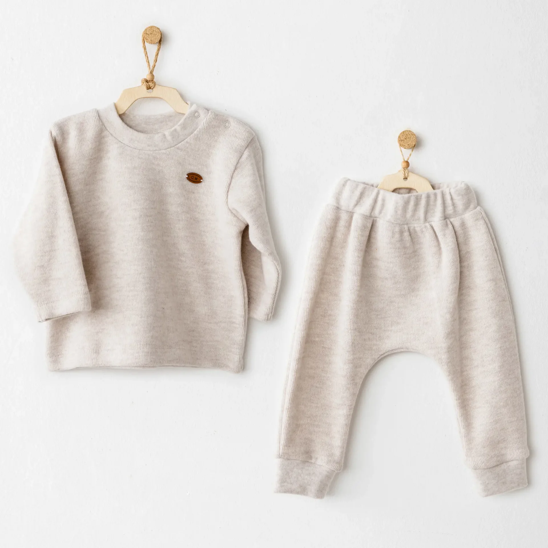 Casual 2'Li Takım Beige