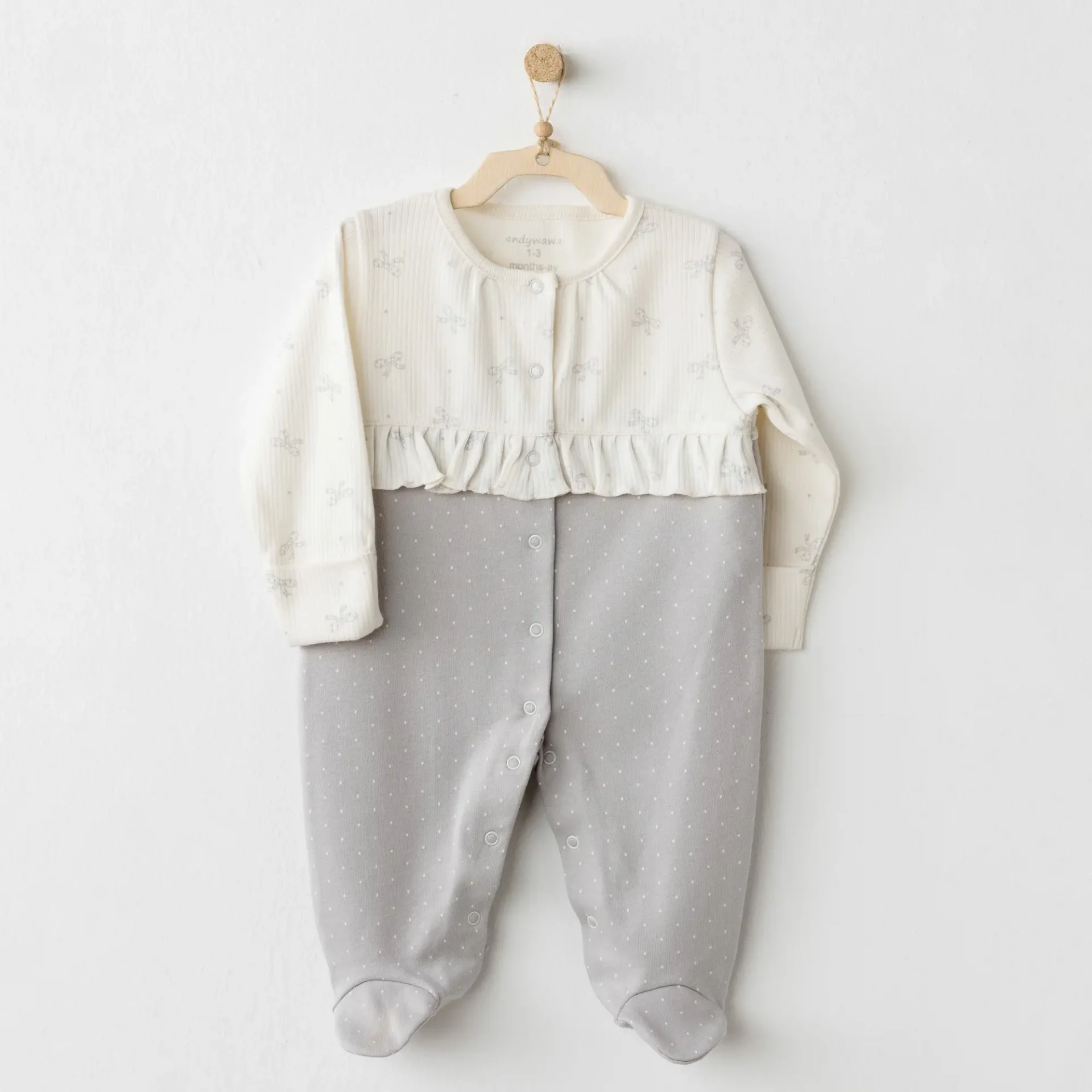 Bow Bliss Tulum Ecru Grey