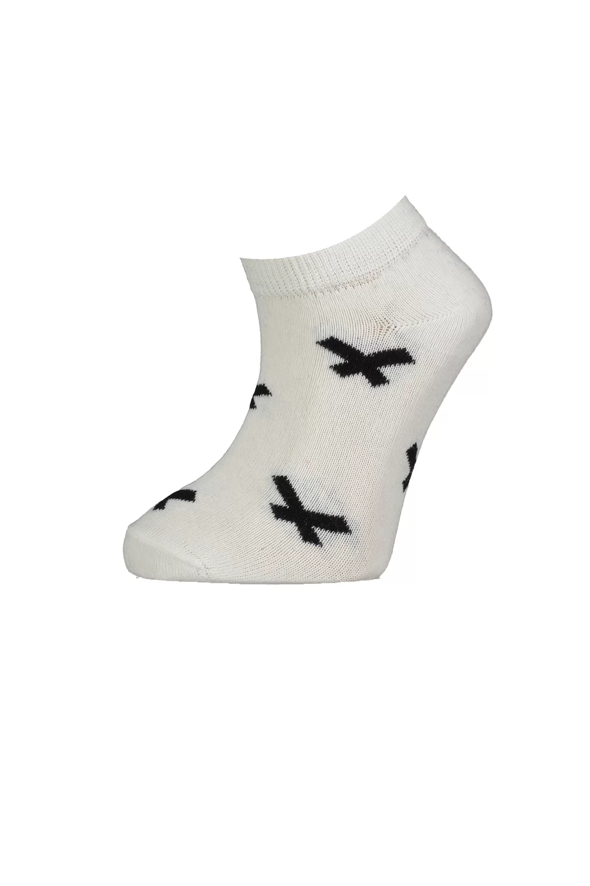 Striped 2 Years Old Patic Socks Black