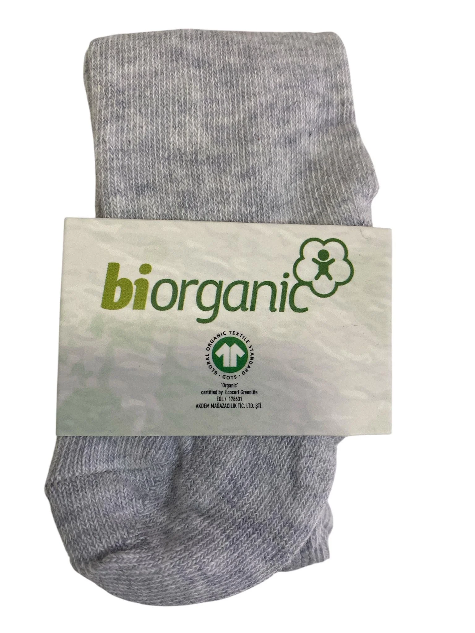بيبابي Bioorganic كلاسيكي مستقيم رمادي Melanj جوارب طويلة 68460 رمادي Melanj