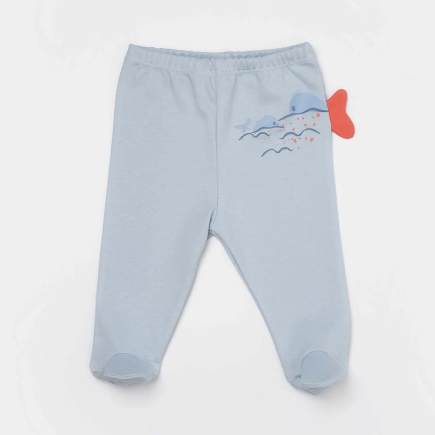 Sun Lets Sail Skater Pants Ekru Blue