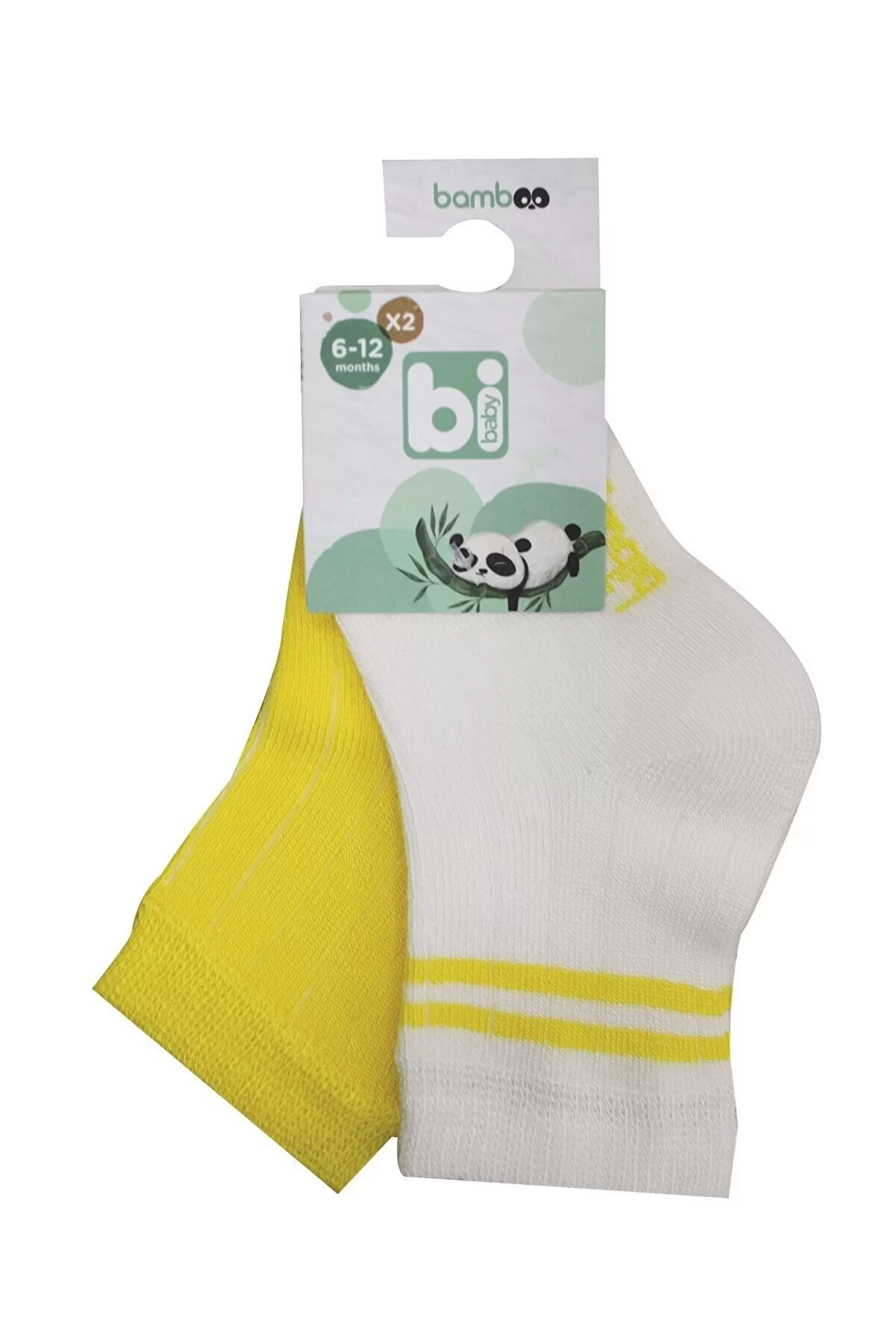 Derby Bamboo 2 Socks Ekru Yellow
