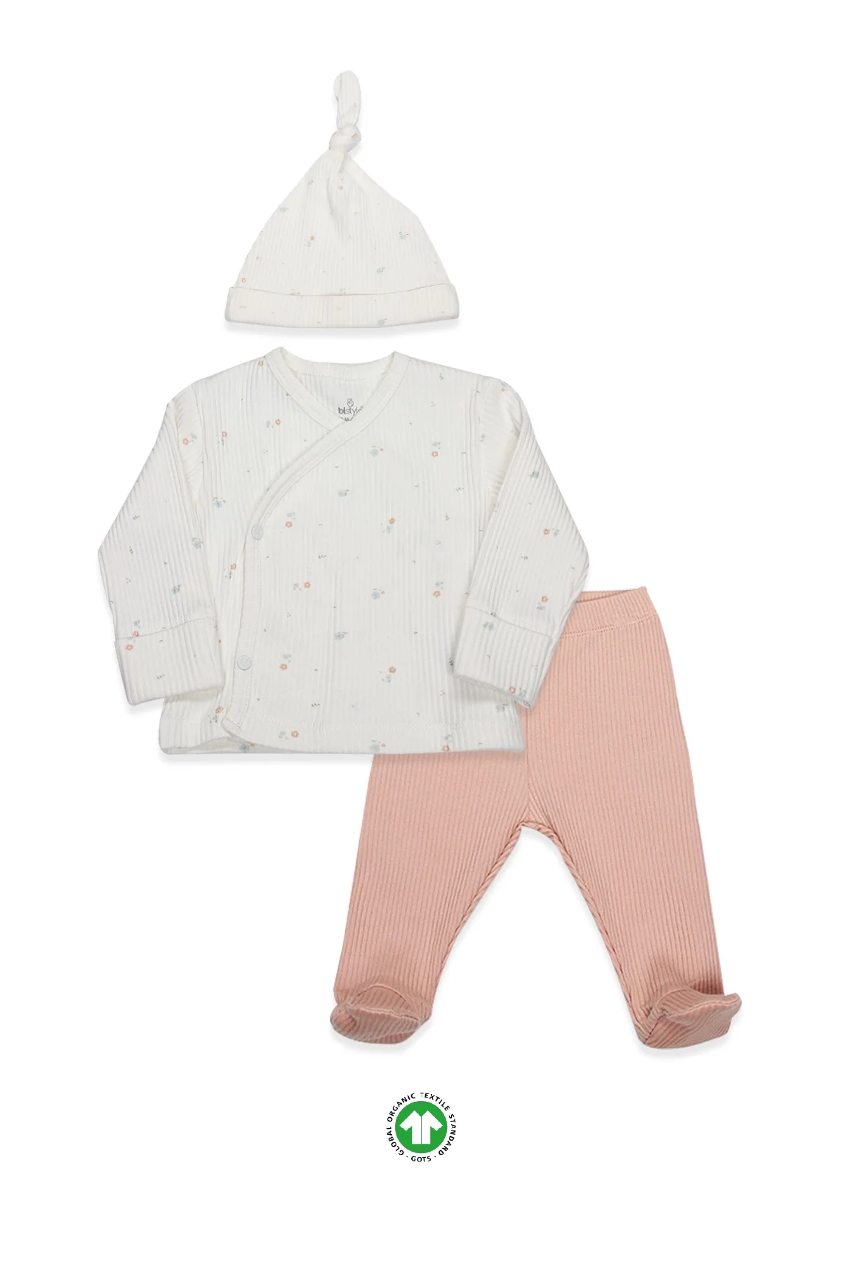 Bloom White 3'Lü Zıbın Takım 13112 Gül Kurusu