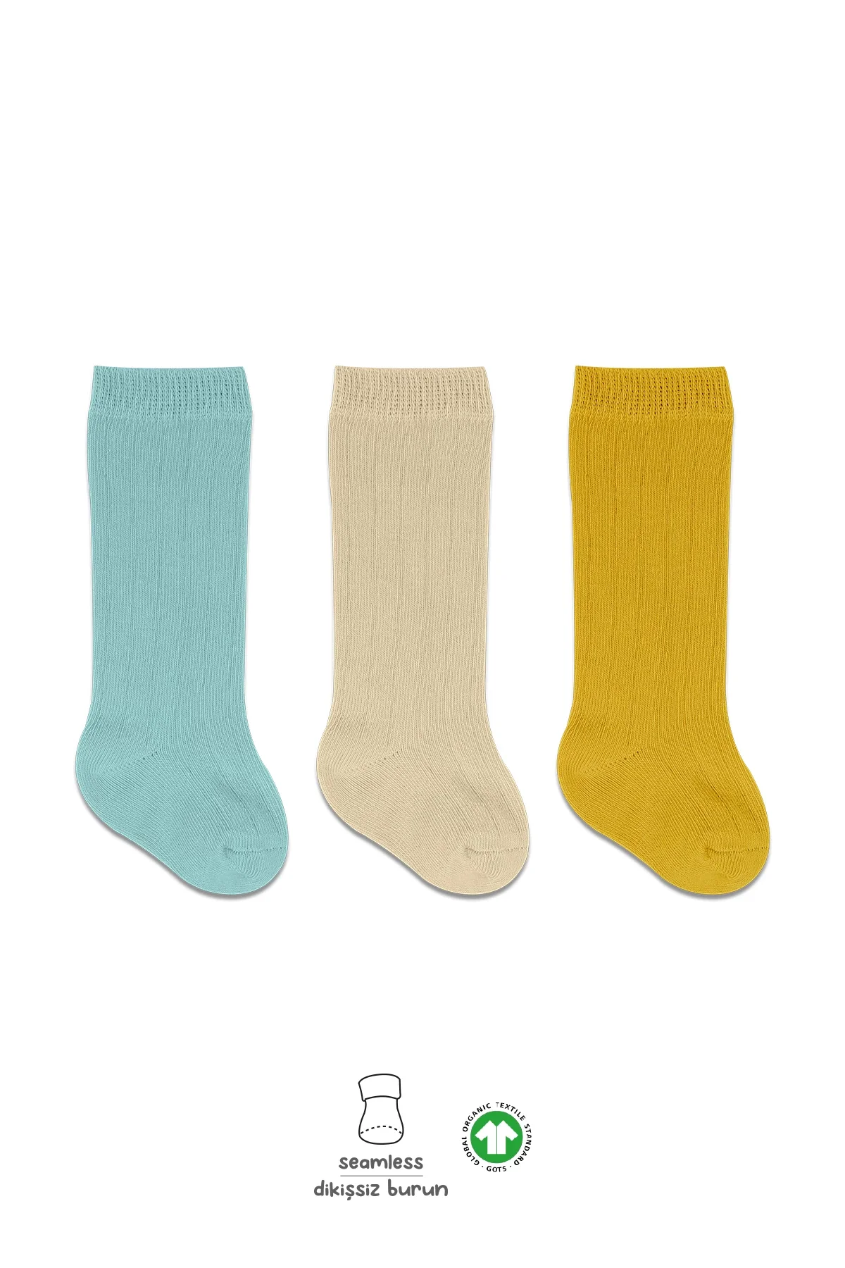 Derby Dizaltı Çorap 3'Lü Bs40101 Nil Bej Hardal