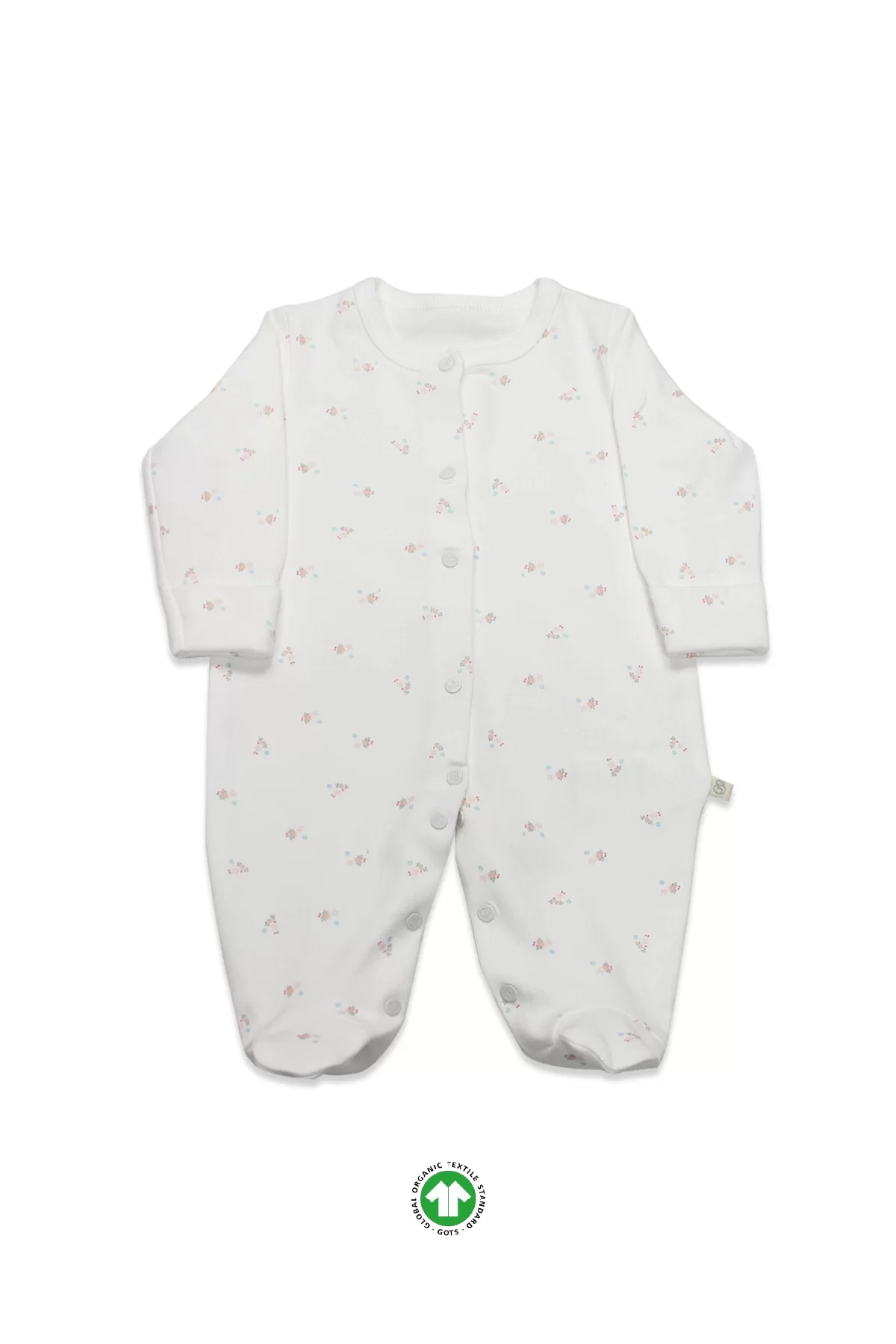 Bistyle Grow İn Love Bebe Tulum 15103 Pembe Ekru
