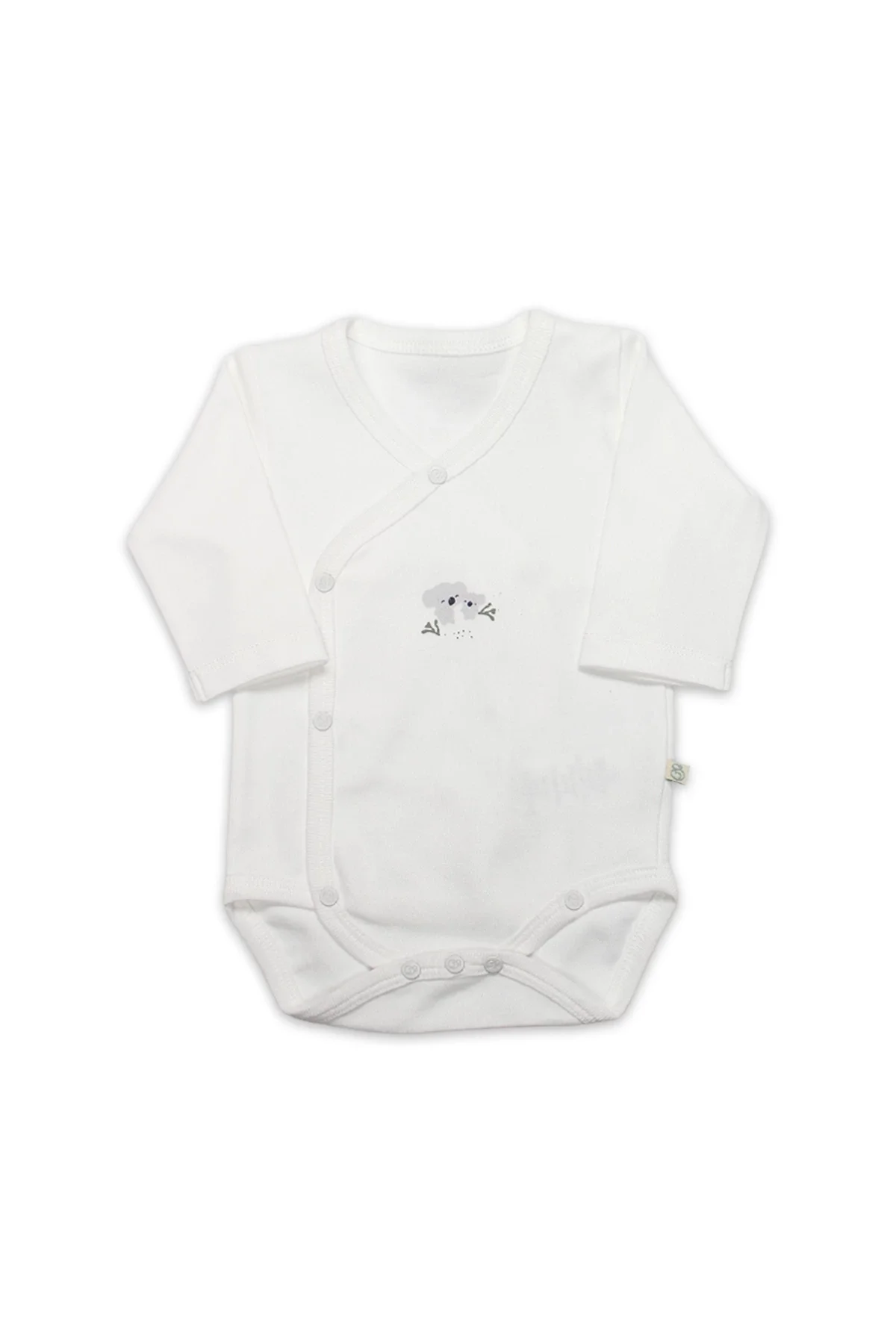 Kruvaze Body Uzun Kol Lıttle Koala 17113 Gri