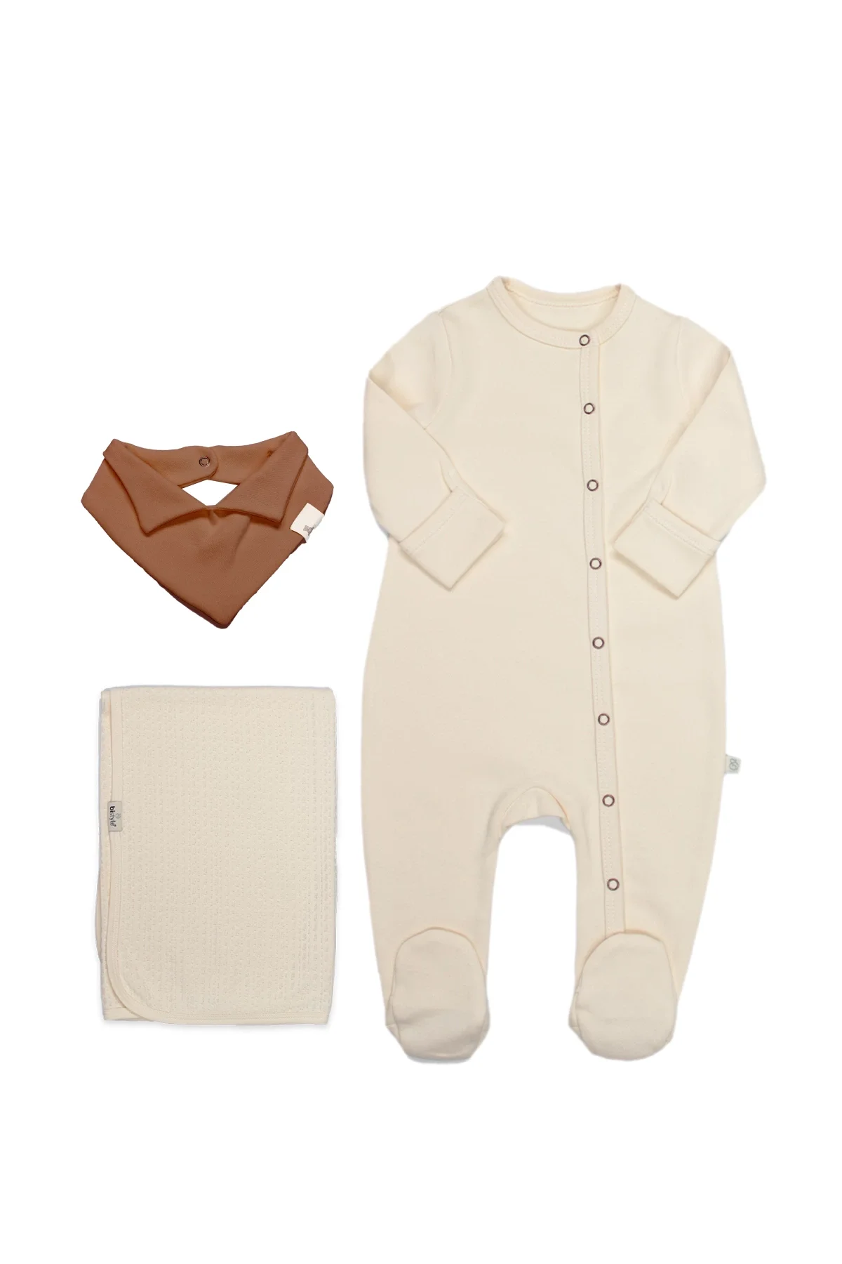 Yenidoğan Tulum Battaniye Gentleman 13116 Ekru