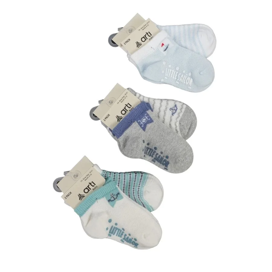 Kat Rocky 2 ' Li Abs Erkek Bebek Patik Çorap K20404