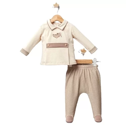 Baby Aircraft Suit Brown