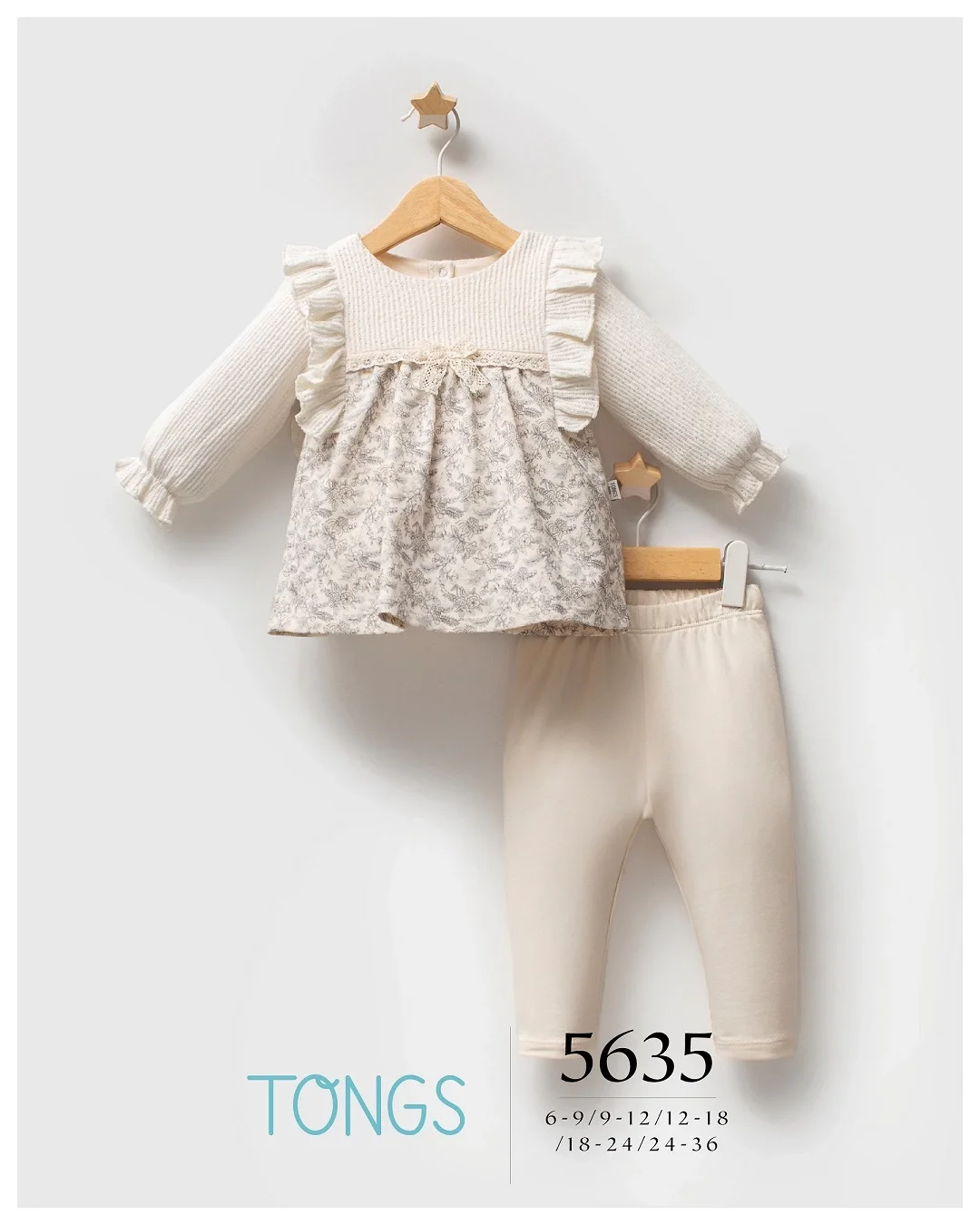 Tongs Little Honey 2'Li Takım 5635 Ekru