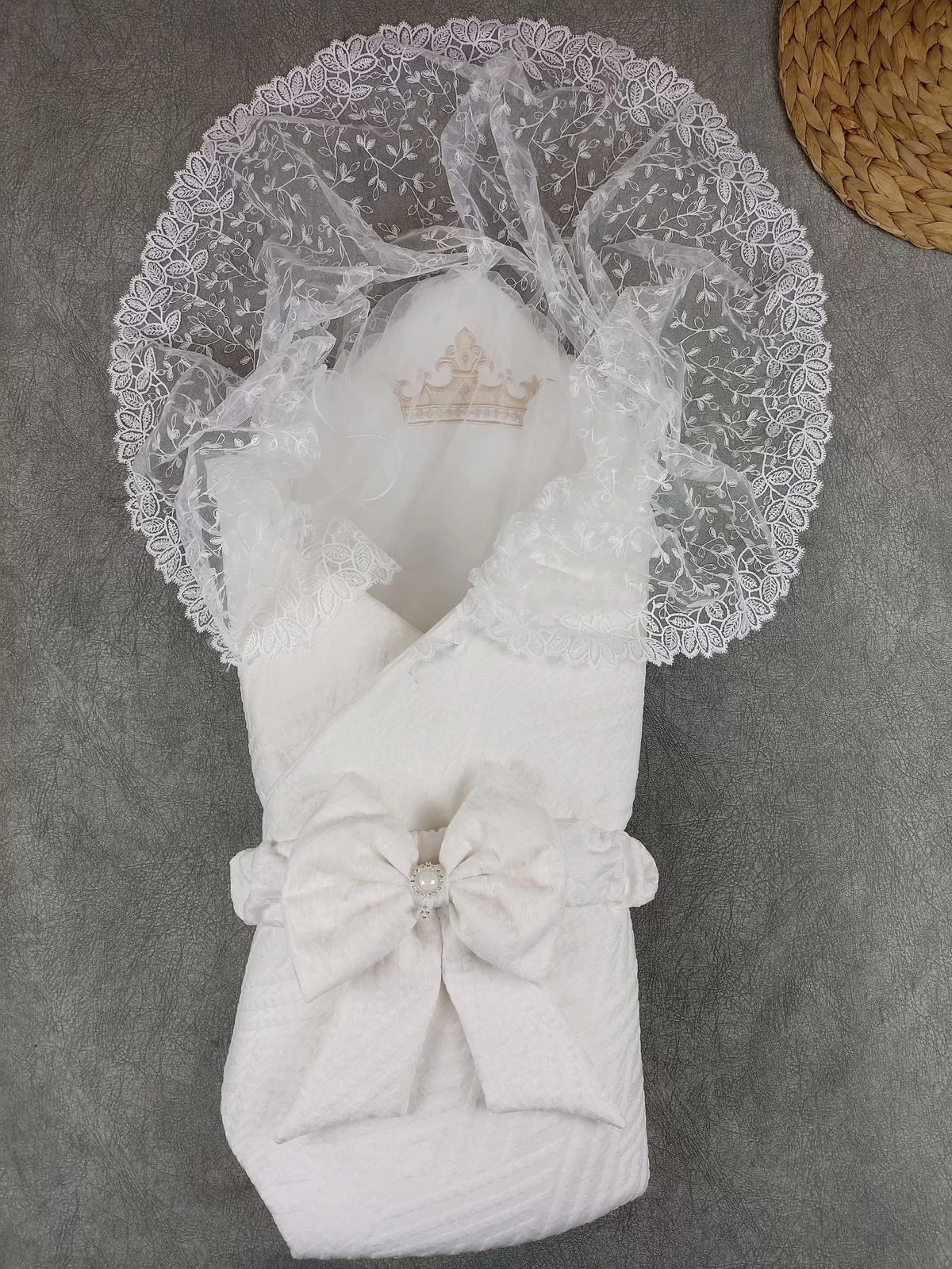 Newborn Kumru Plasma Crown Luxury Kundak Baby Blanket Supplement