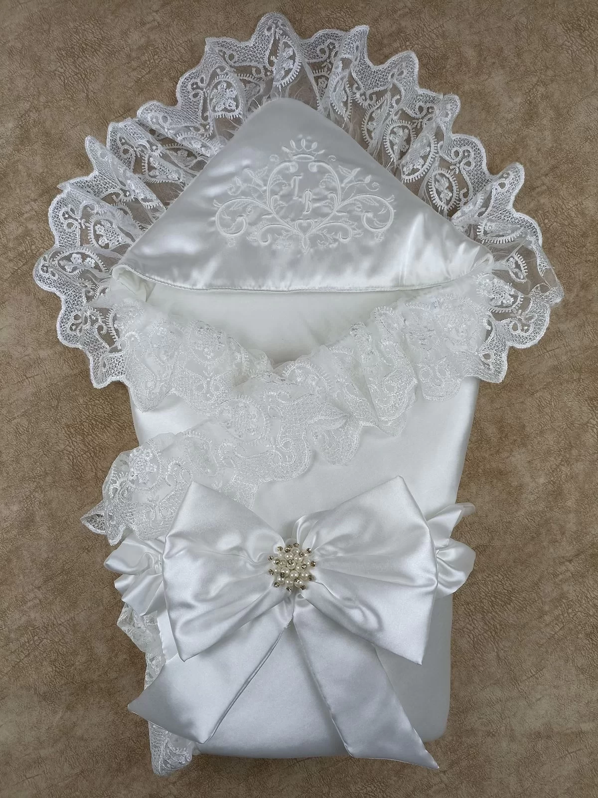 Newborn Foam Embroidery Detailed Luxury Kundak Baby Blanket Supplement