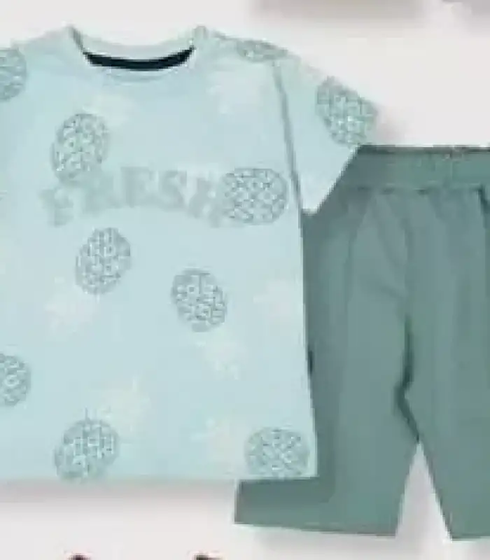 2/5 Yaş Fresh Ananas Baskılı Çocuk Takımı