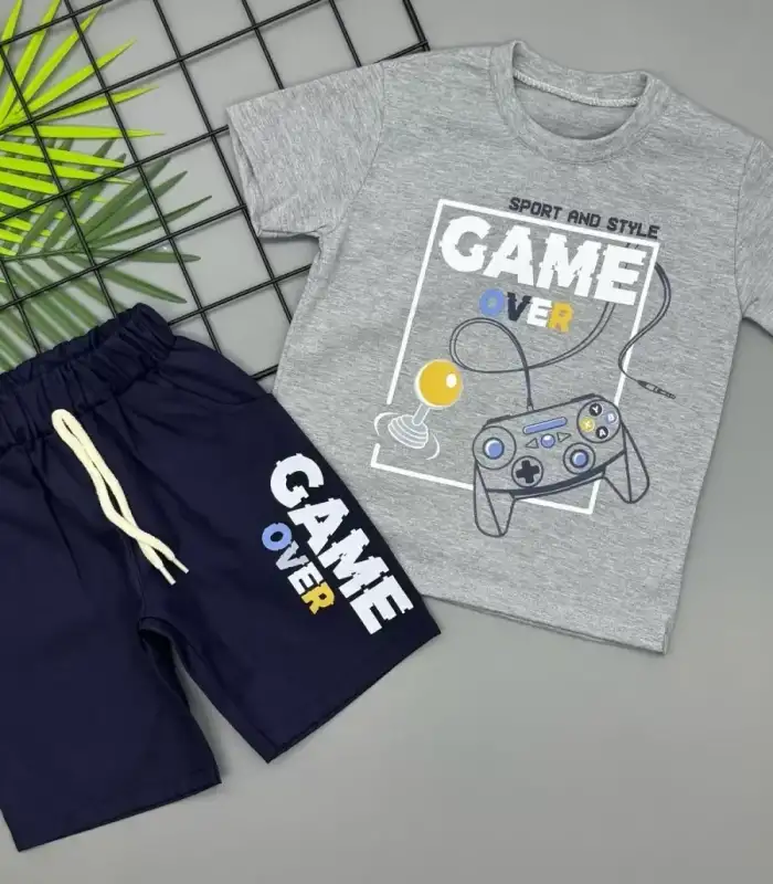 3/5 Yaş Game Konsol Baskılı Çocuk Takımı