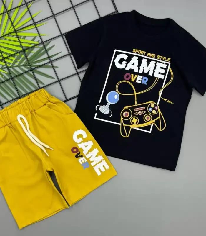 3/5 Yaş Game Konsol Baskılı Çocuk Takımı