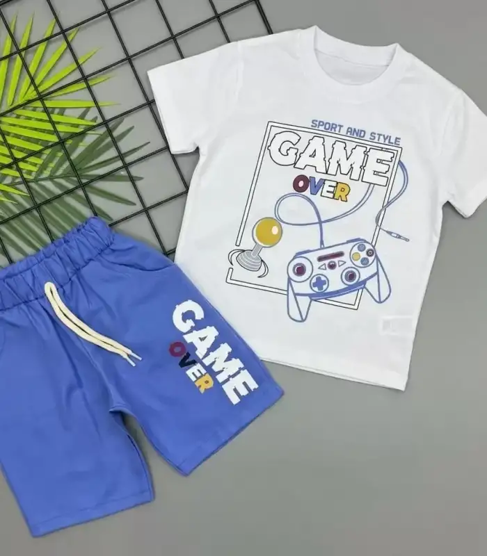 3/5 Yaş Game Over Baskılı Çocuk Takımı