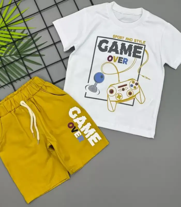 3/5 Yaş Game Over Baskılı Çocuk Takımı