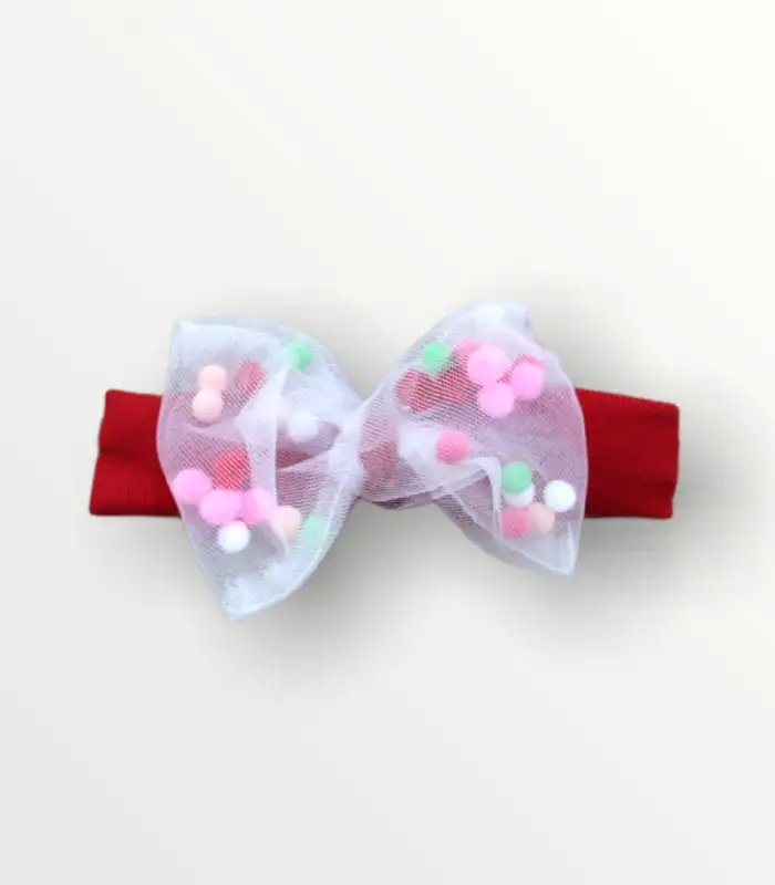 3-6 6-9 9-12 Ay Melek Kız Nakışlı Bandanalı Kısa Kollu Sweatli Şortlu 3lü Kız Bebek Takımı Kırmızı