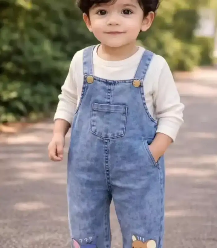6-18 Ay Badili Kot Salopet Bebek Takımı